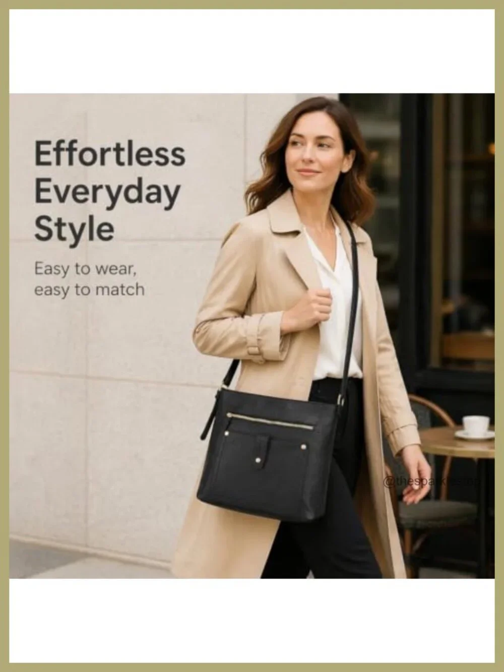 Women's Crossbody Bag Faux Leather Messenger Travel Vintage Shoulder Bag